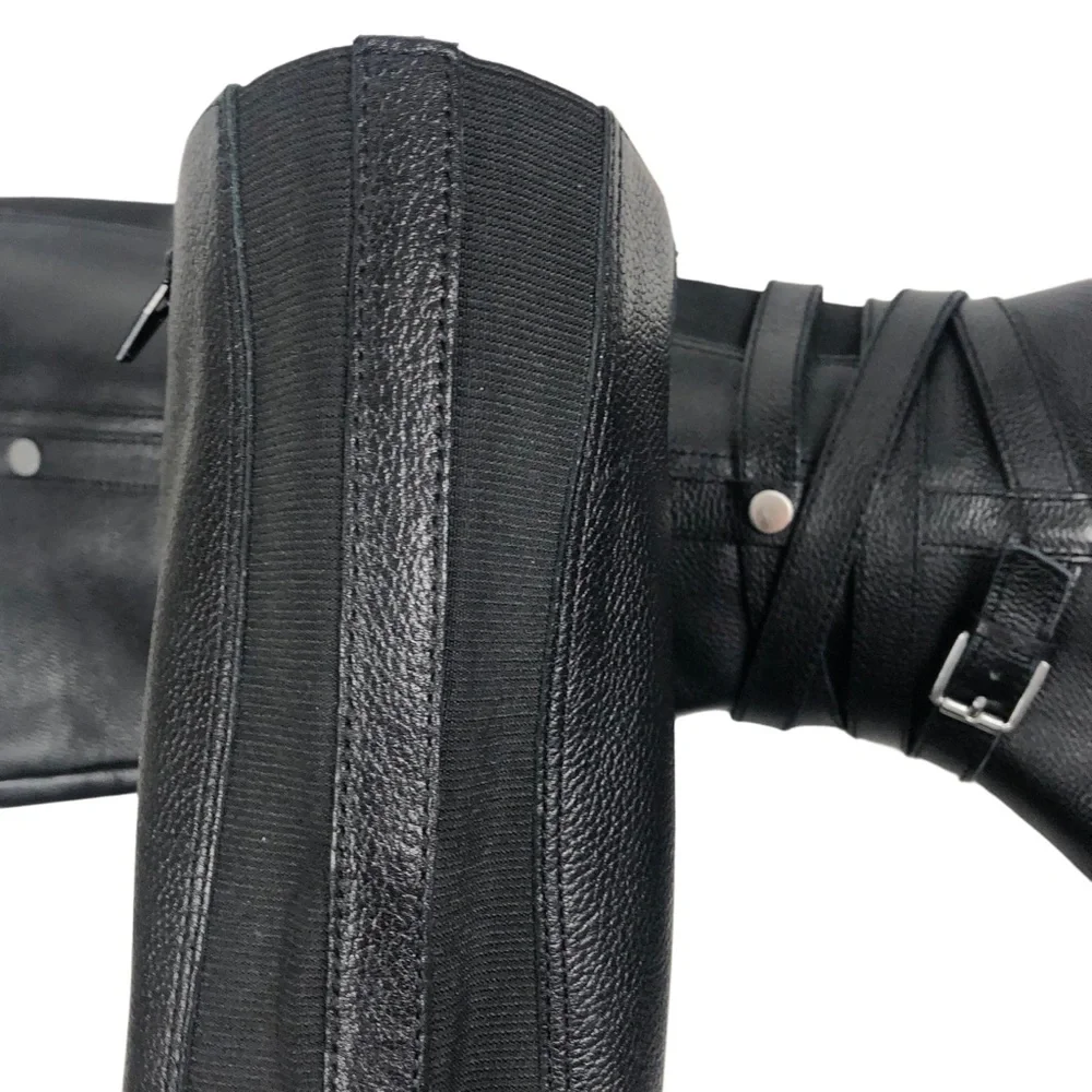 Naturalizer Jango  Black Leather Boots Size 6